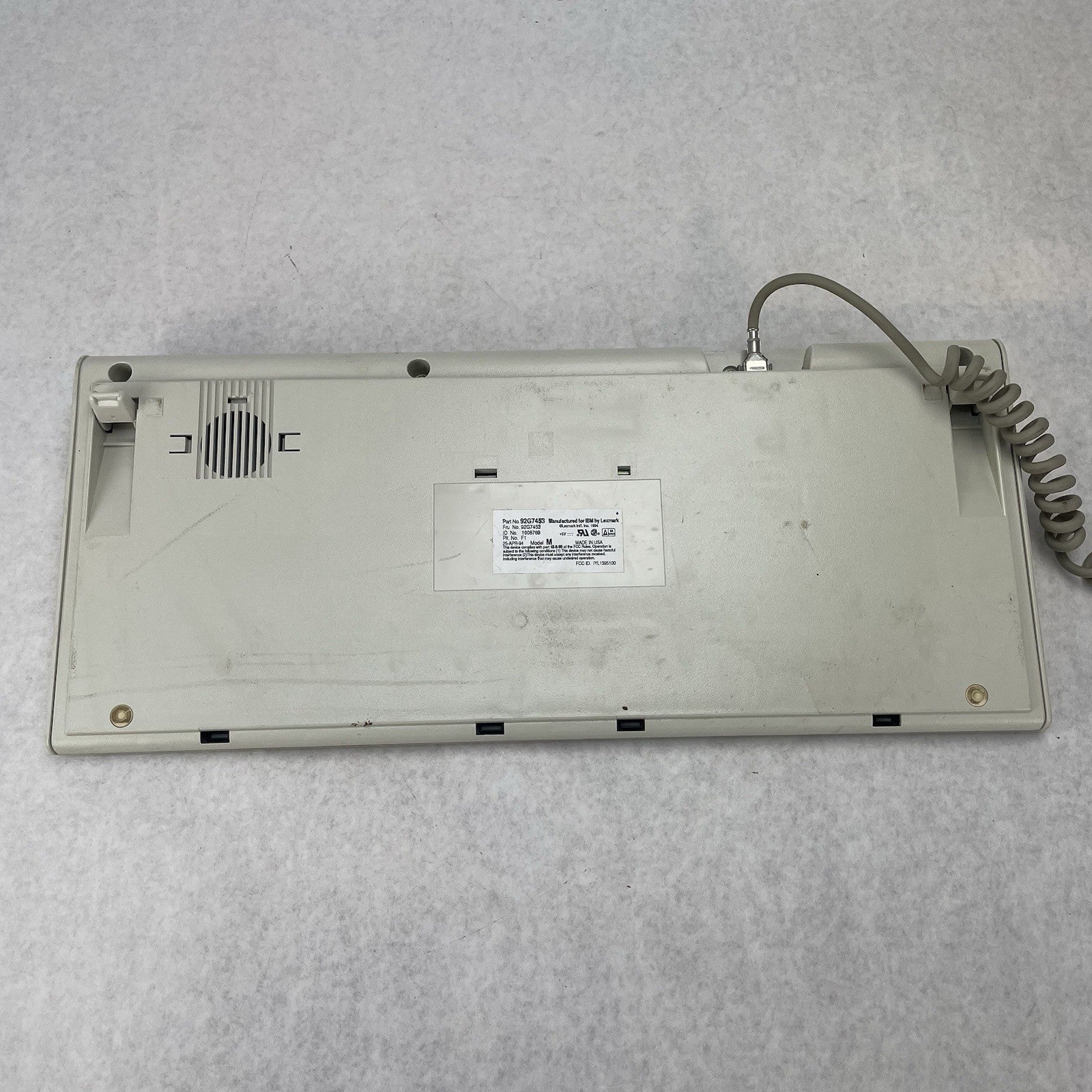 Vtg 1995 IBM Model M Clicky Mechanical Keyboard 92G7453 Lexmark Buckling Spring 10