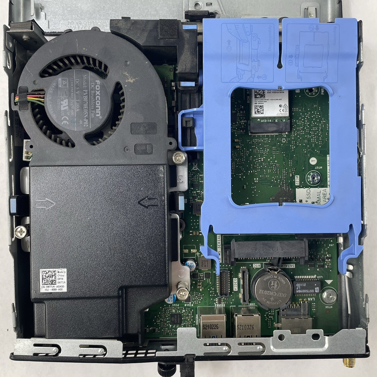 Dell Optiplex 3080 Micro i5-10500T 2.30 GHz 8 GB RAM No SSD/OS/AC - Bad USB12