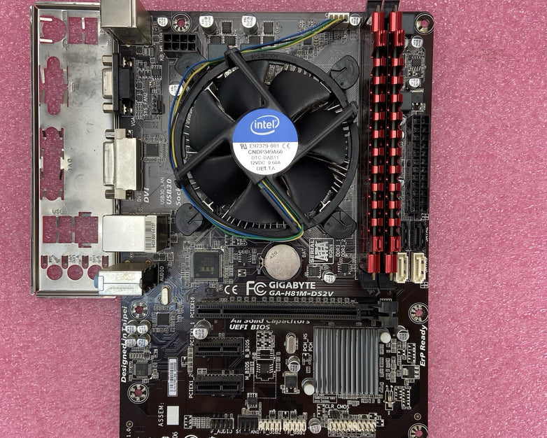 Gigabyte H81M-DS2V Motherboard Intel Pentium G3220 3GHz 4GB RAM w/IO Shield