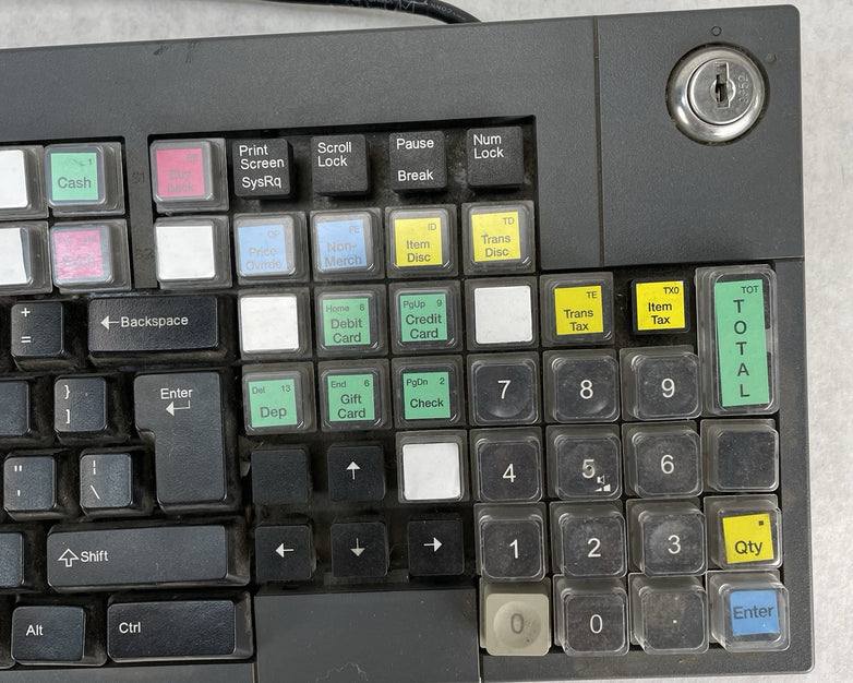 IBM SurePOS 500 Series Keyboard 93Y1111 w/ Cord