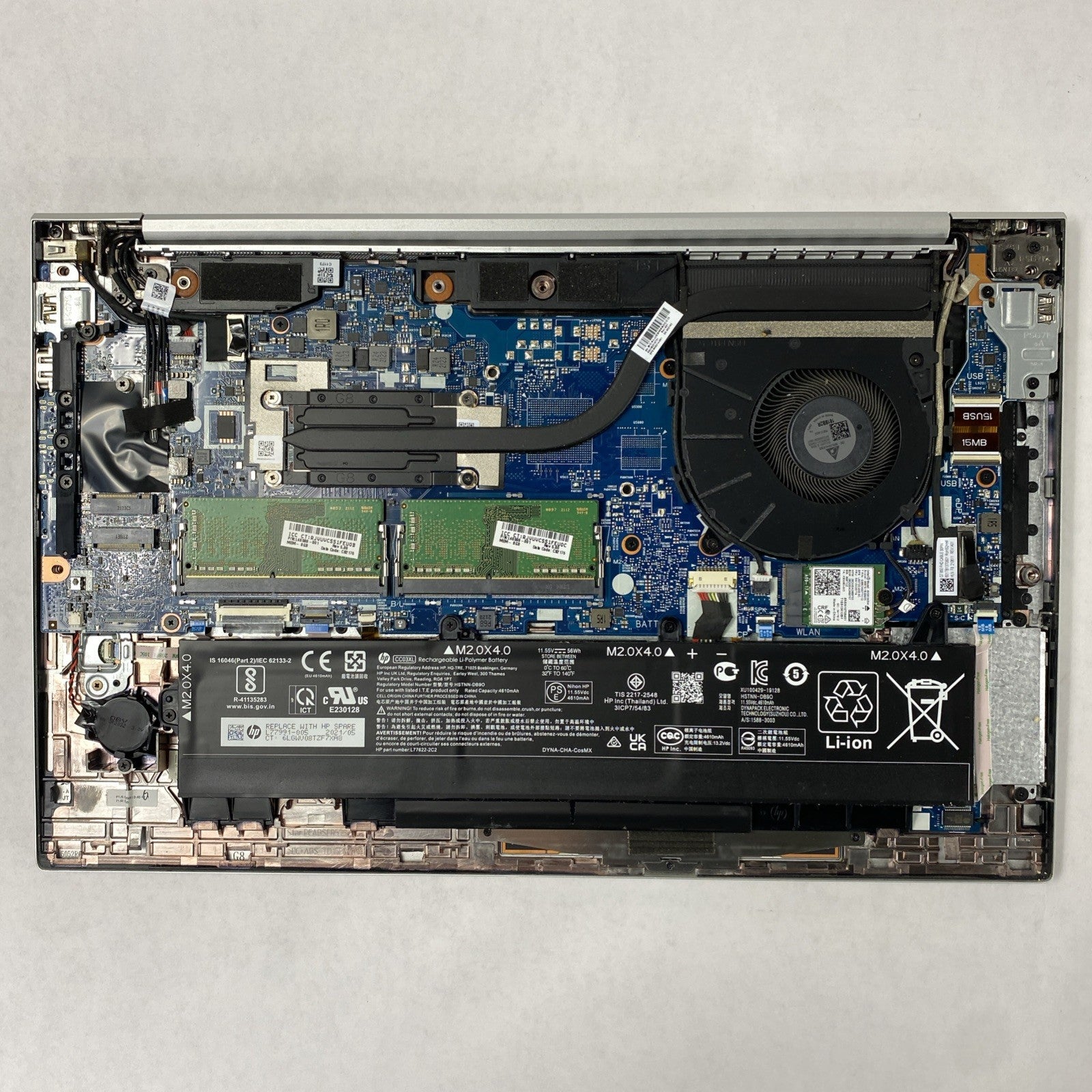 HP EliteBook 850 G8 Intel Core i5-1145G7 2.6 GHz 16 GB RAM 15.6" No SSD No OS