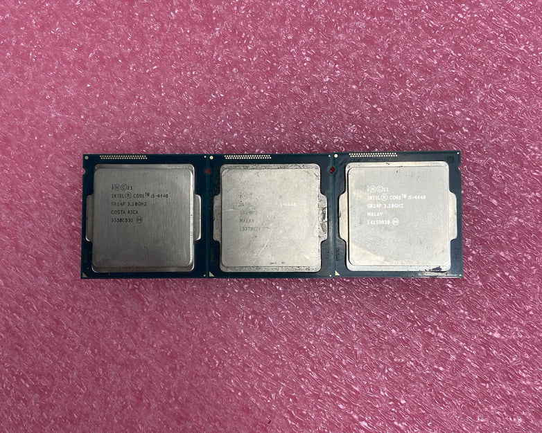 Lot of 3 Intel Core i5-4440 3.1GHz SR14F Desktop CPU