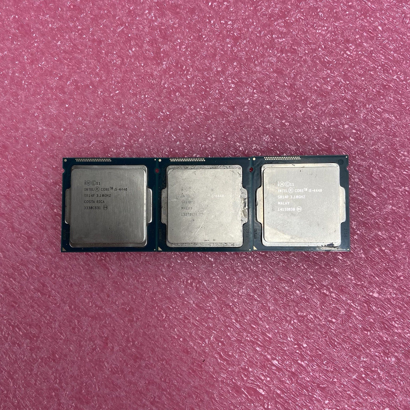 Lot of 3 Intel Core i5-4440 3.1GHz SR14F Desktop CPU5