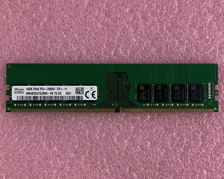 SK Hynix HMA82GU7DJR8N-VK 16 GB DDR4 2666V PC4 ECC UDIMM Server Memory Ram