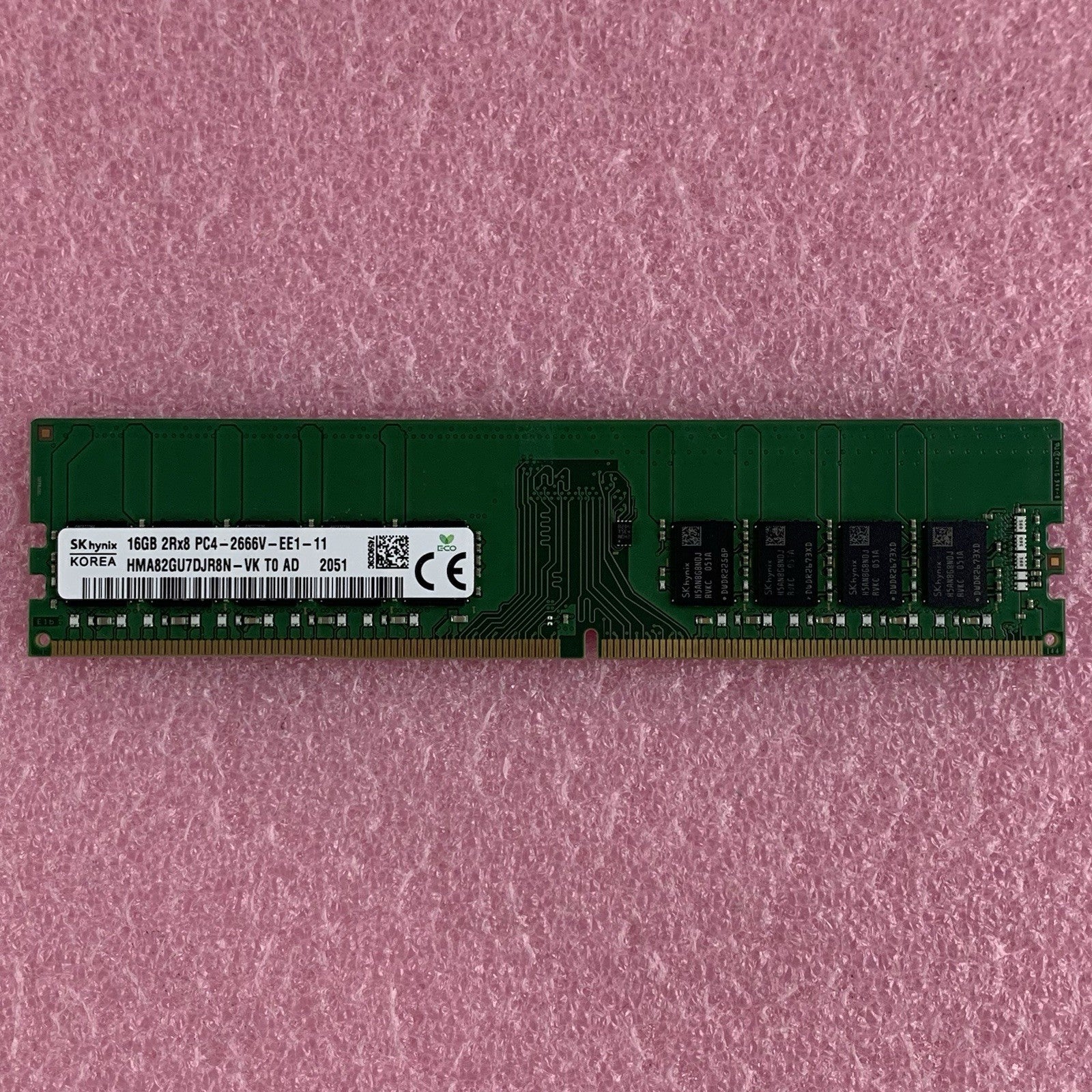 SK Hynix HMA82GU7DJR8N-VK 16 GB DDR4 2666V PC4 ECC UDIMM Server Memory Ram1