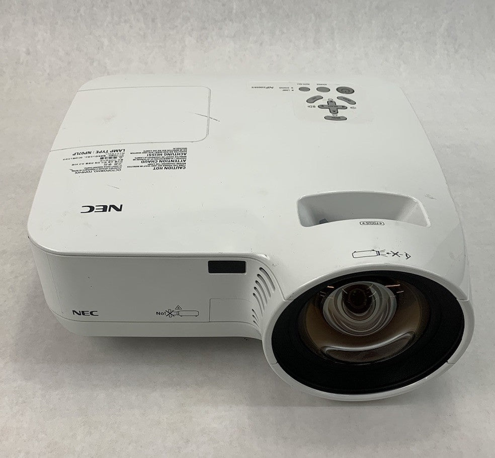 NEC NP500WS LCD Projector 537 Lamp Hours