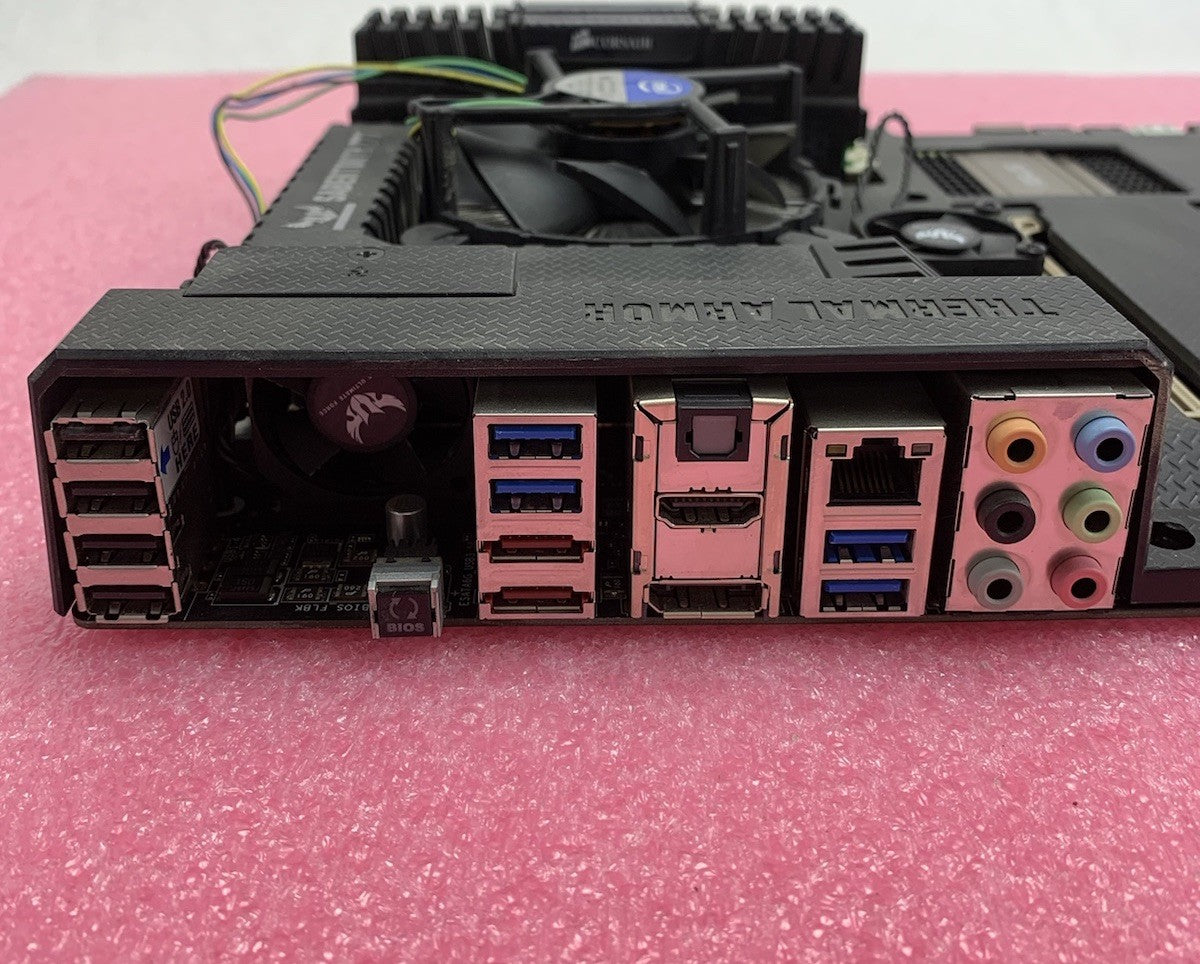 Asus Sabertooth Z77 Motherboard Intel i7-3770 3.4GHz 16GB RAM w/ Shield