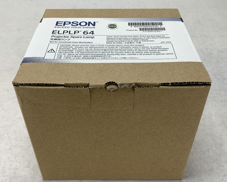 Epson ELPLP 64 OEM Projector Spare Lamp - New Sealed
