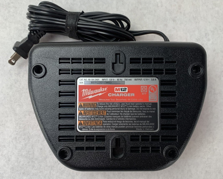 Milwaukee 48-59-2401 M12 Battery Charger