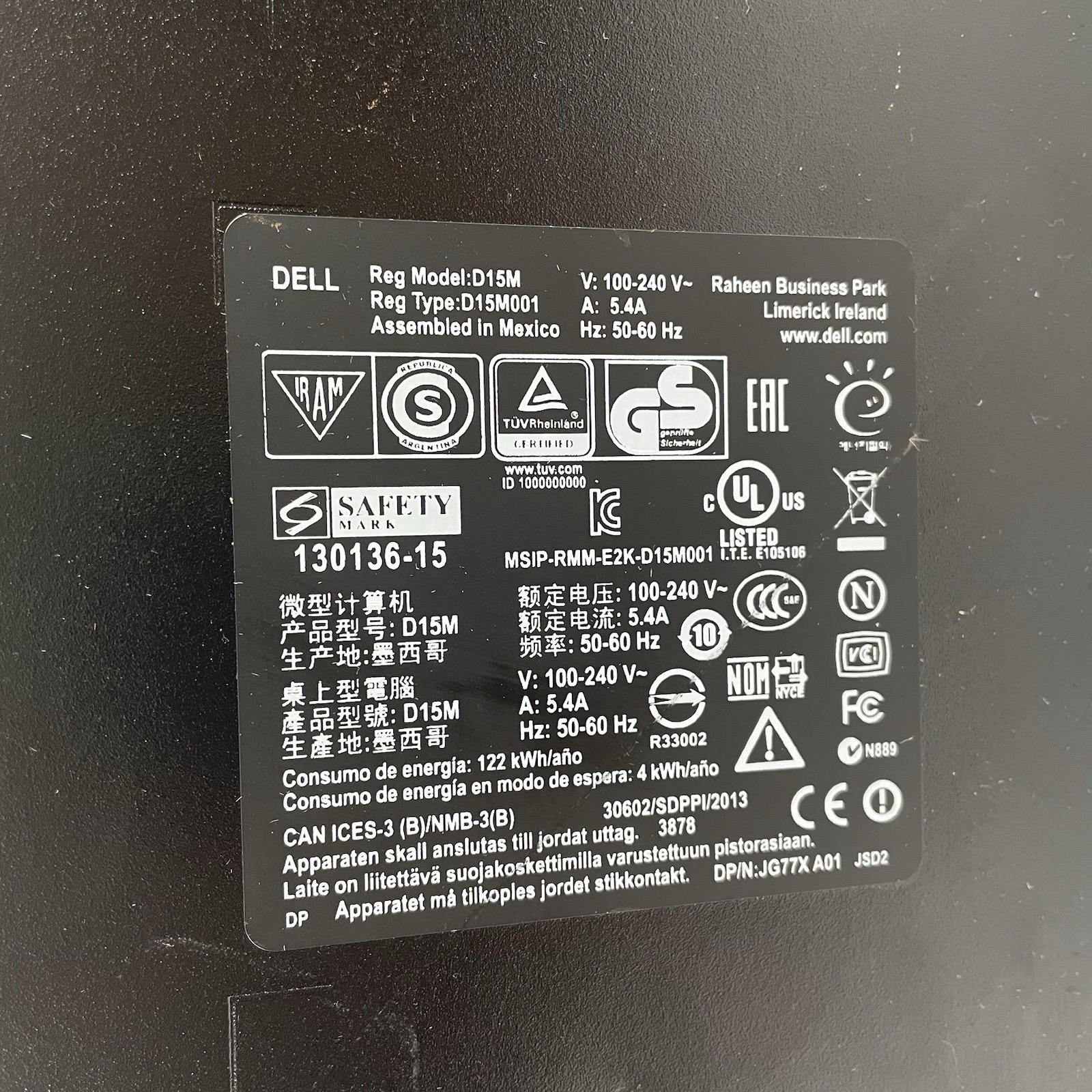 Dell Optiplex 3020 MT i3-4160 3.60 GHz 4 GB RAM No HDD/OS7