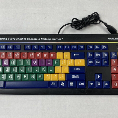 AWE Learning LB2B-AWE Colorful USB Keyboard Tested
