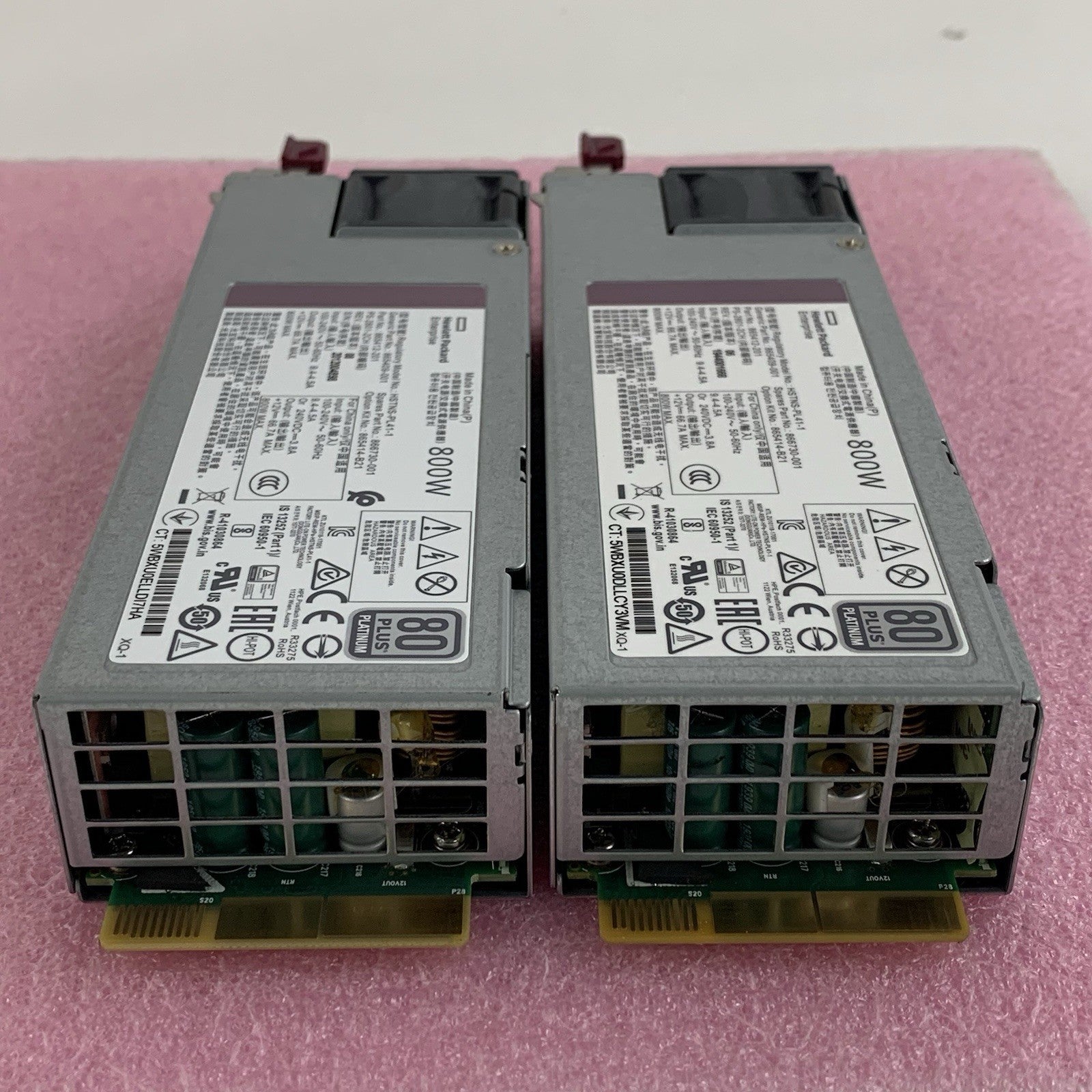 HP  HSTNS-PL41 800W Flex Slot Platinum Hot Plug Power Supply Lot of 2x5
