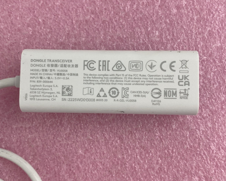 Logi VU0058 Dongle Transceiver