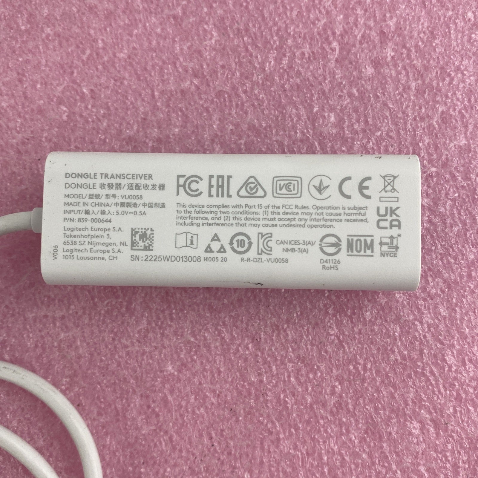 Logi VU0058 Dongle Transceiver5