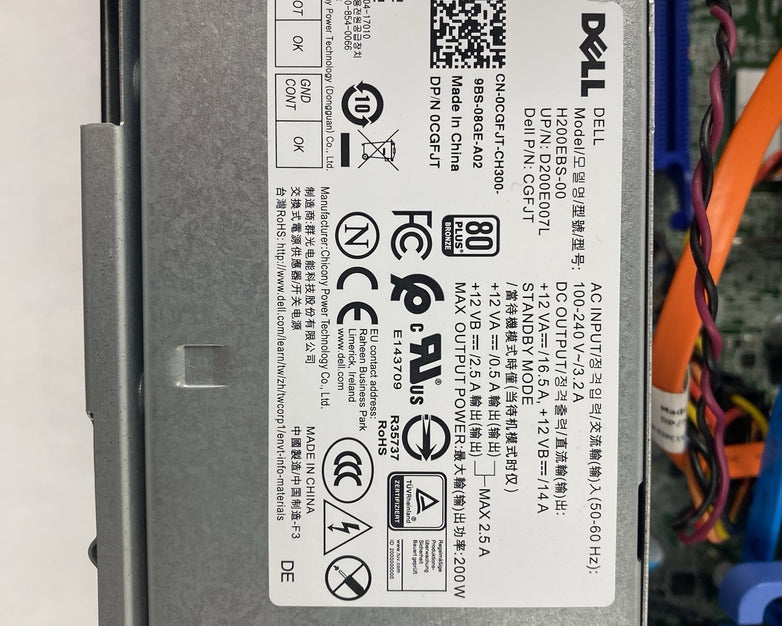 Dell OptiPlex 7070 SFF Intel Core i5-9600 3.1GHz 8GB RAM No HDD No OS READ