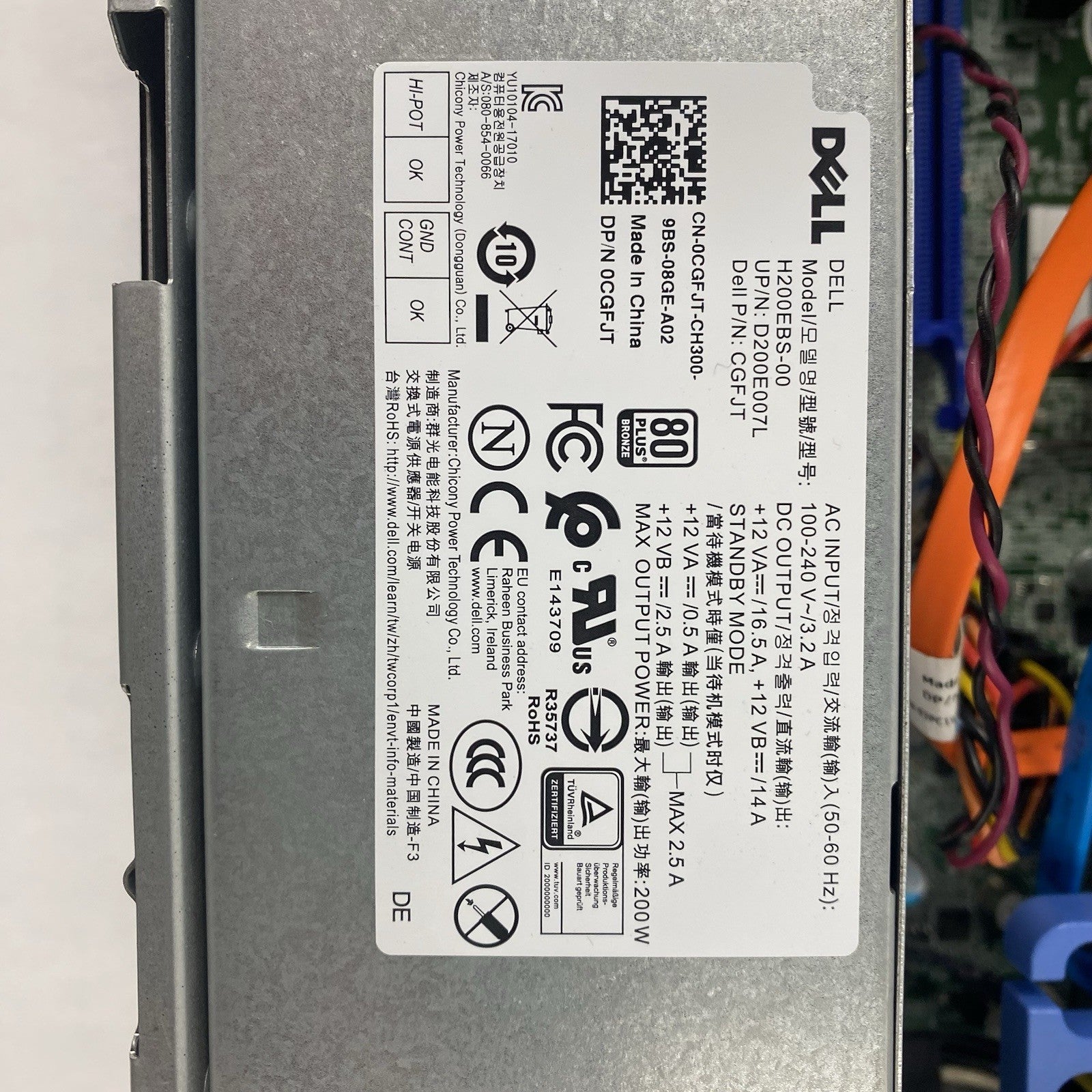 Dell OptiPlex 7070 SFF Intel Core i5-9600 3.1GHz 8GB RAM No HDD No OS READ