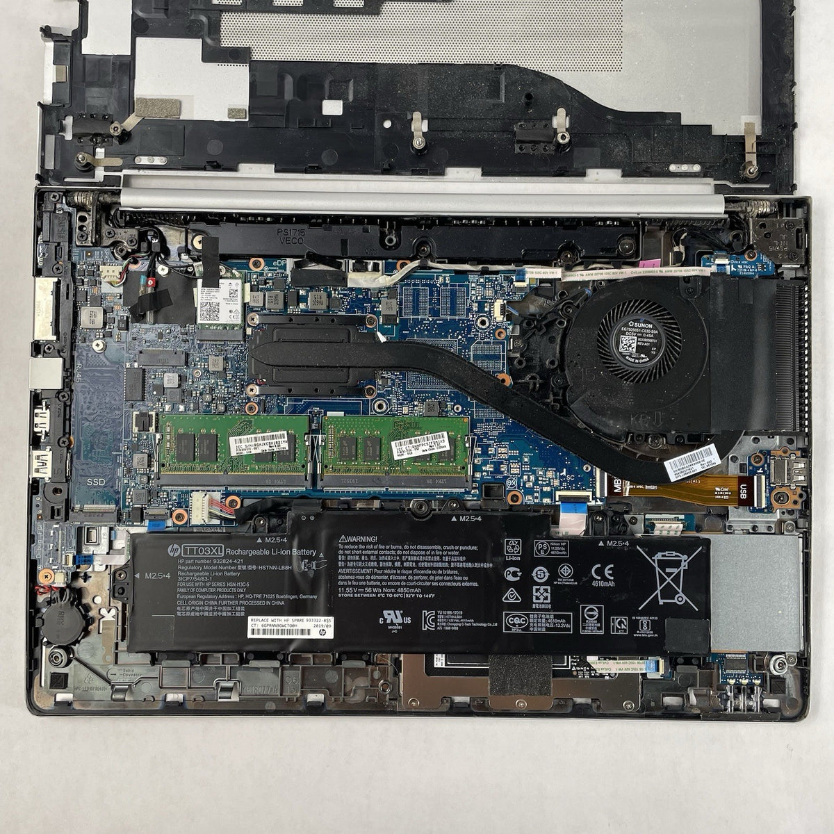 HP EliteBook 850 G6 15.6" i5-8365U 1.60 GHz 16 GB No SSD/OS/AC19