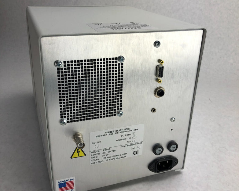 Fisher Scientific FB505 Dismembrator Homogenizer 500 Watt