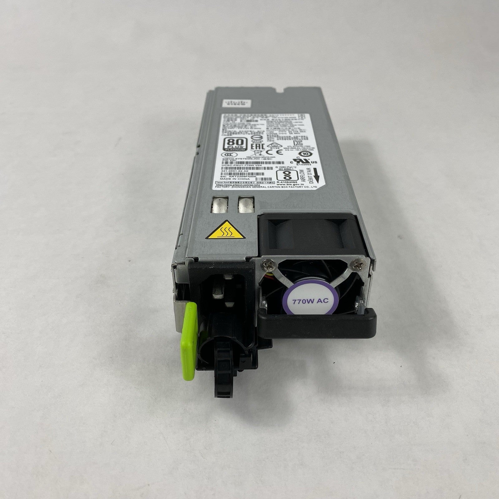 Cisco 700-014160-0000 12V 64.17A 80 Plus Platinum Power Supply (Lot of 4)