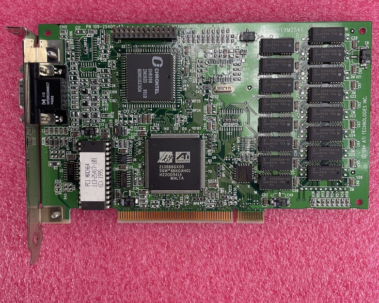ATI 113-25417-101 Mach 64 PCI Graphics Card Tested