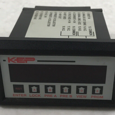KEP INT69TAS2A Intellect-69 Ratemeter Totalizer 100 VAC 12-24VDC Square Law