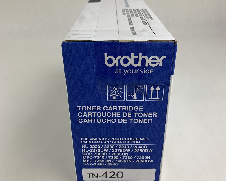 Brother TN-420 Black Toner Cartridge New OEM Sealed Box