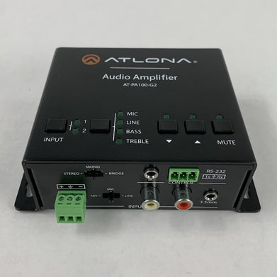 Atlona AT-PA100-G2 Audio Amplifier - No Power Supply