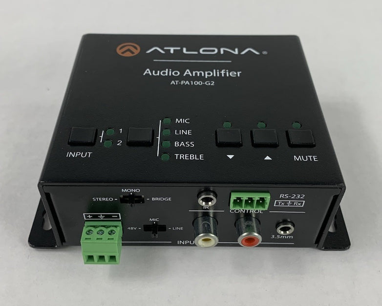 Atlona AT-PA100-G2 Audio Amplifier - No Power Supply