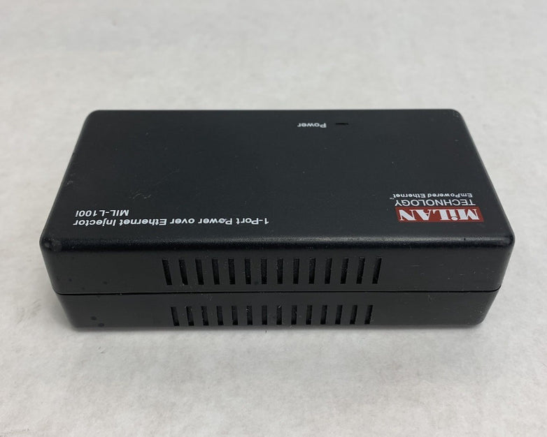 Milan Technology MIL-L100i 1-Port Power over Ethernet Injector