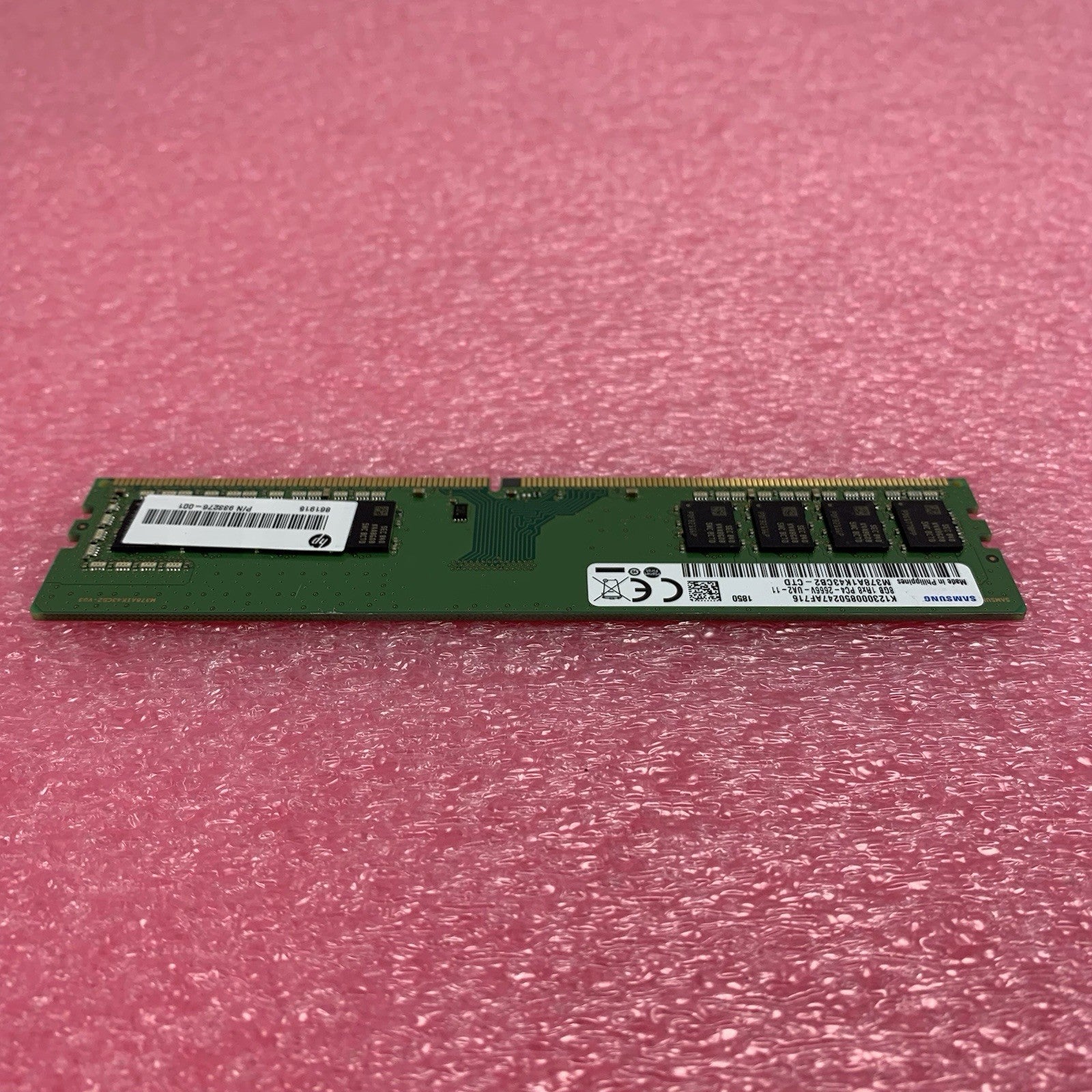 Samsung M378A1K43CB2-CTD PC4-2666V-UA2-11 8GB 1Rx8 Desktop Memory RAM3