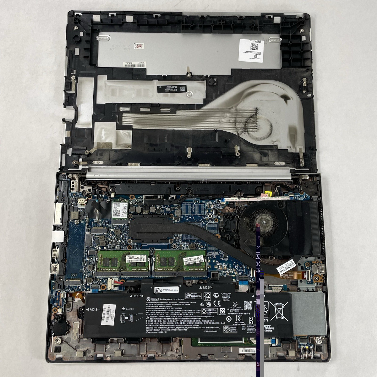 HP EliteBook 850 G5 15.6" i7-8650U 1.90 GHz 16 GB RAM No SSD/OS/AC - Keyboard17