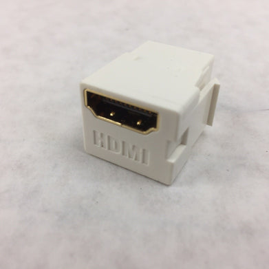 Lot of 5 C2G Snap-In HDMI Keystone Module - White