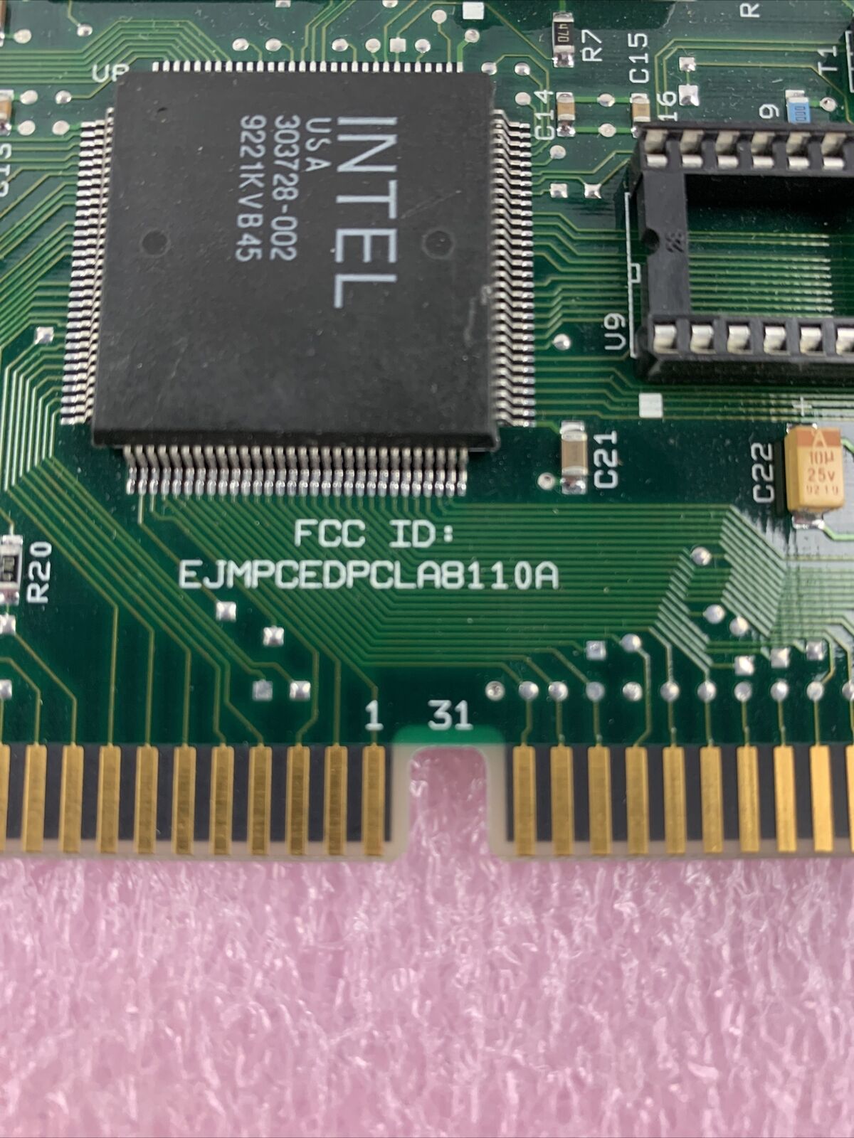 INTEL 16BIT AUI TP ETHERNET EHER EXPRESS ISA Adpater