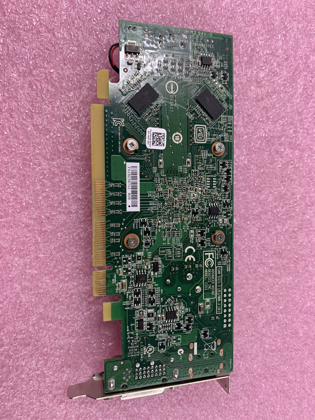 Mix of 4 Untested Radeon 1GB DisplayPort DVI PCIe16 Low Profile GPUs