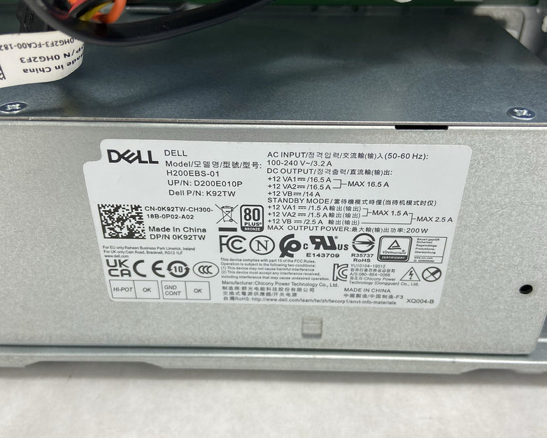 Dell Optiplex 3090 SFF Intel Core i5-10505 3.2GHz 8GB RAM No HDD/OS/Fron Panel