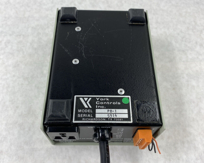 York Controls PB-1 Universal Power Box 120VAC 50/60 Hz 10 Amps Max