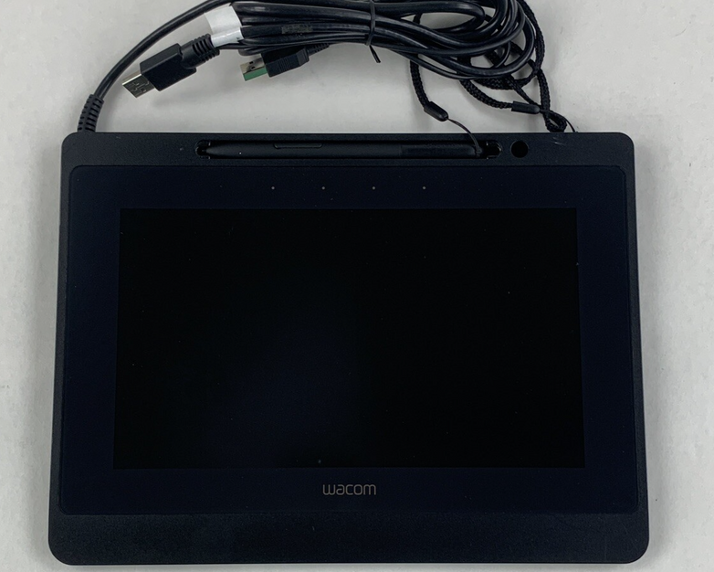 Wacom DTU-1141B 10.1" Full HD Digitizer Interactive Pen Display Tested W/ Stylus