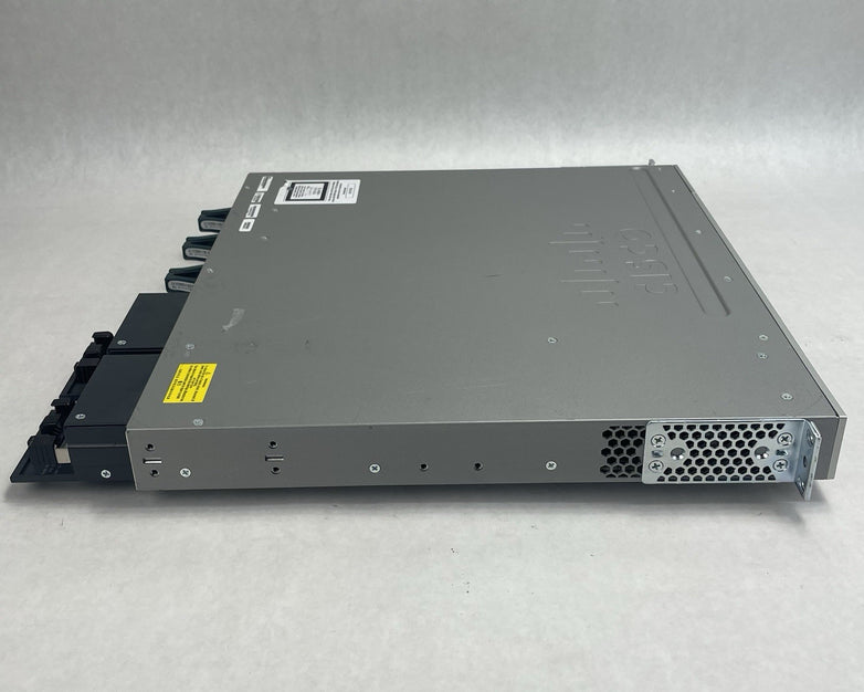 Cisco WS-C3850-48P-S 48 V07 Port Switch 1x 1100W PSU 2x 10Gig Tested & Reset