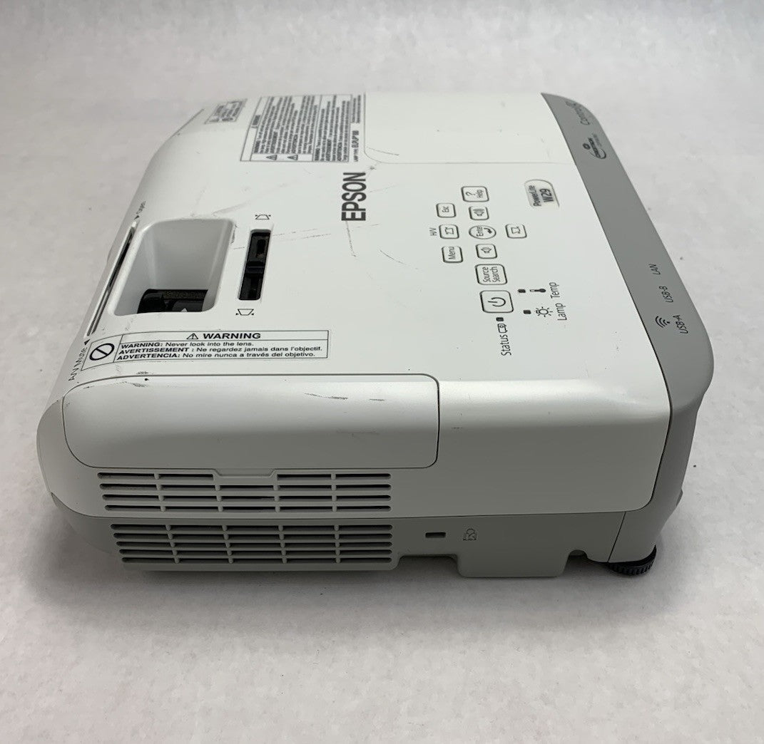 Epson PowerLite W29 H690A LCD Lamp Projector 1131 Lamp Hours - No Remote2