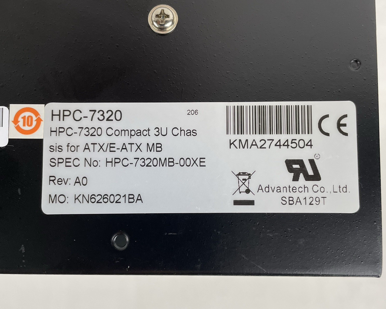 Advantech HPC-7320MB-00XE 3U Rackmount Server Chassis Barebones - Worn