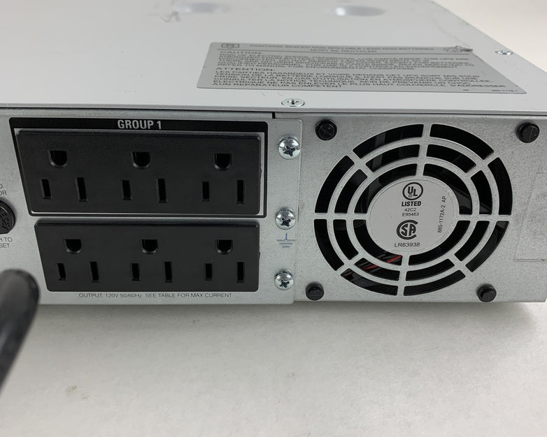 APC SmartUPS SMT1500RM2U 2U Rack Mount w/ Network  Card No Battery No Faceplate