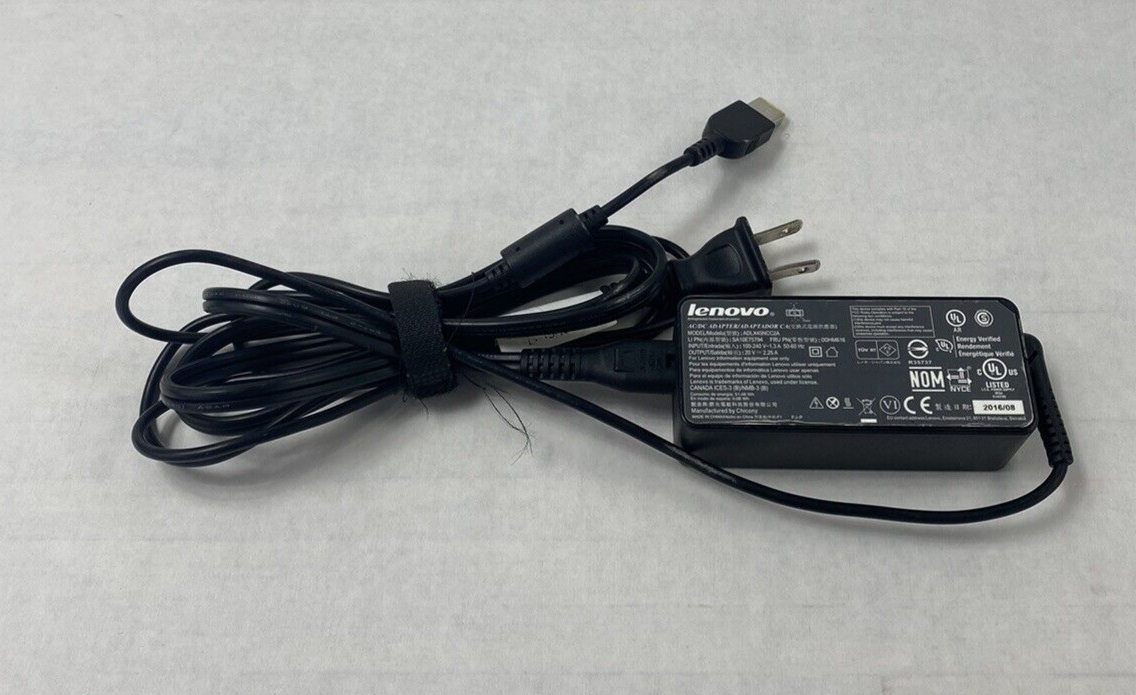 Lot of 4 Lenovo ADLX45NCC2A 45W 20V 2.25A AC/DC Adapter