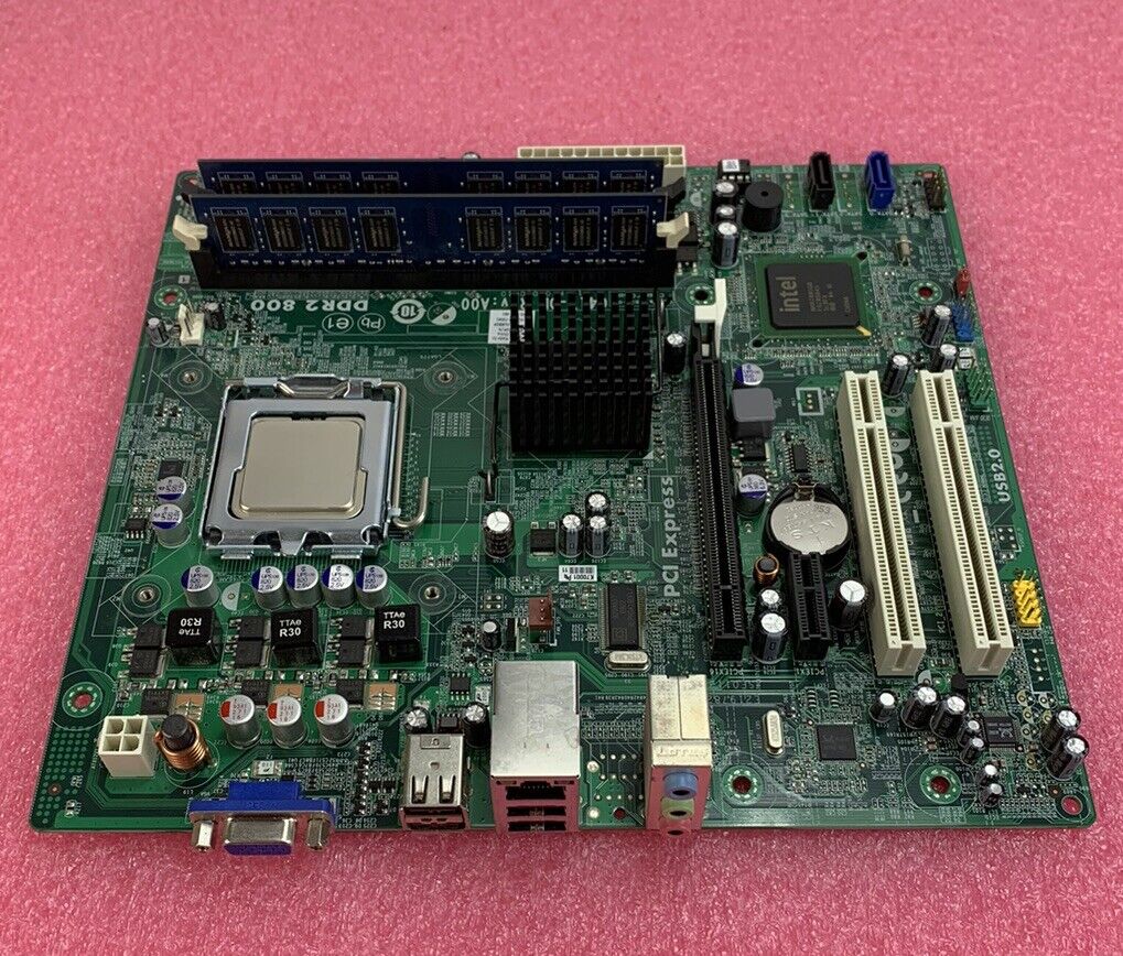 Dell 0U880P Motherboard Intel Pentium E5200 2.50GHz 4GB RAM w/ Shield