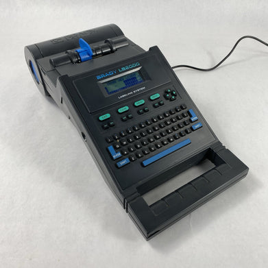 Brady LS2000 Labeling System Portable Printer 4 Line Display Power Tested