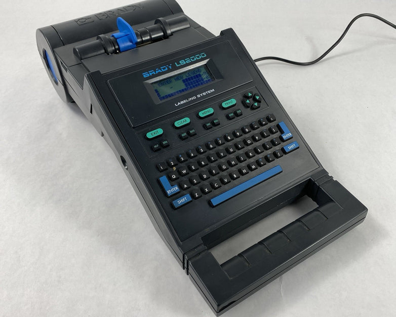Brady LS2000 Labeling System Portable Printer 4 Line Display Power Tested
