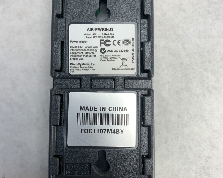 Lot of 4 Cisco Aironet AIR-PWRINJ3 Power Injector