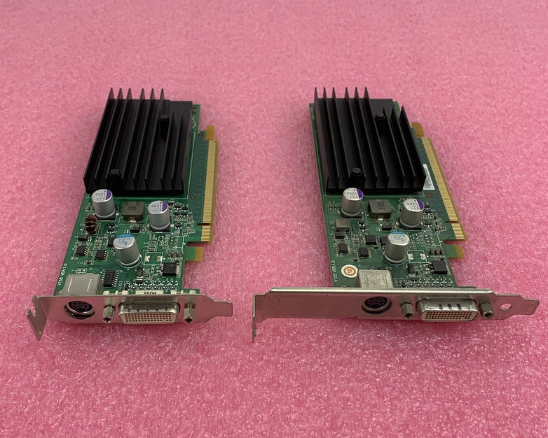 Nvidia Geforce 9300 256MB Video Graphics Card Short and Long Bracket (Lot of 2)