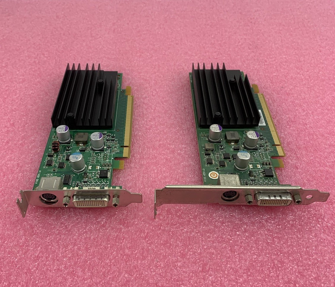 Nvidia Geforce 9300 256MB Video Graphics Card Short and Long Bracket (Lot of 2)