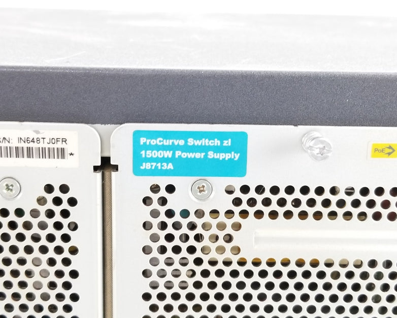 HP ProCurve Switch 5412zI J8698A Switch Chassis With 10x J8702A 2x J8705A