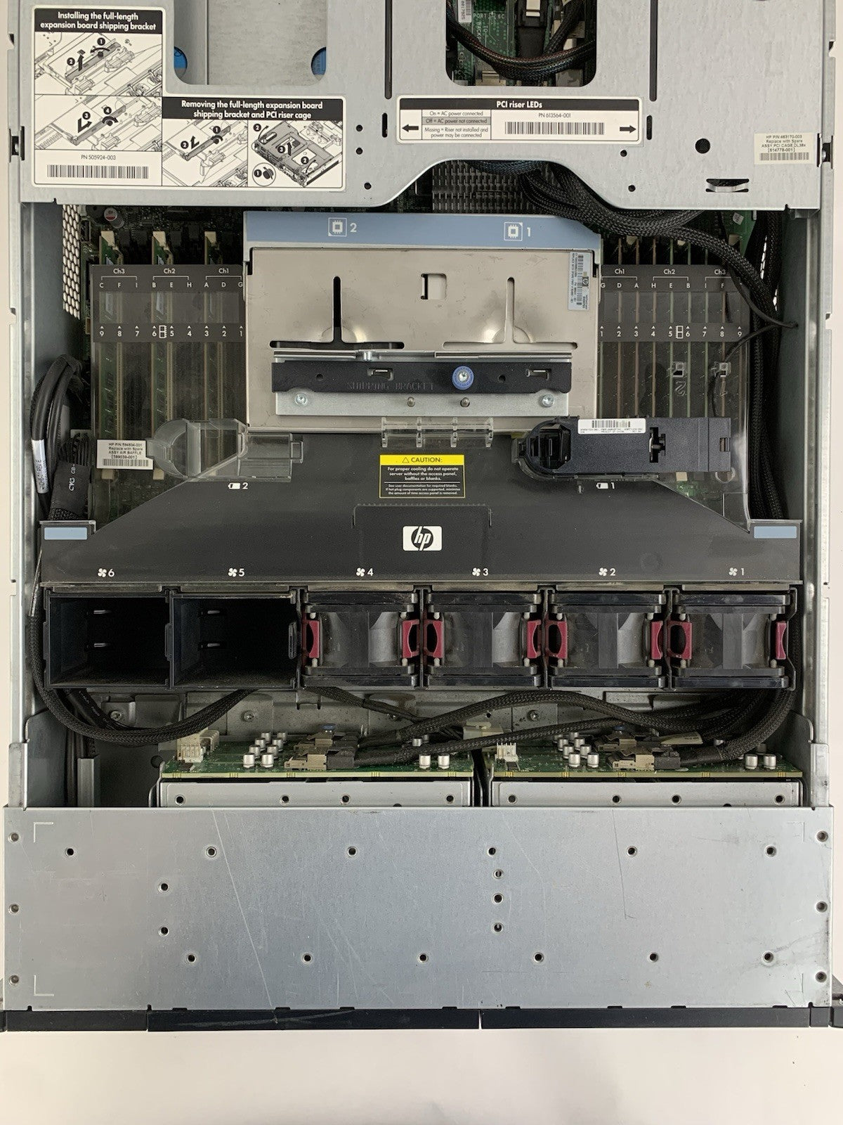 HP ProLiant DL380 Gen 7 Server 1x Intel Xeon E5620 2.4GHz 72GB RAM No HDD/OS15